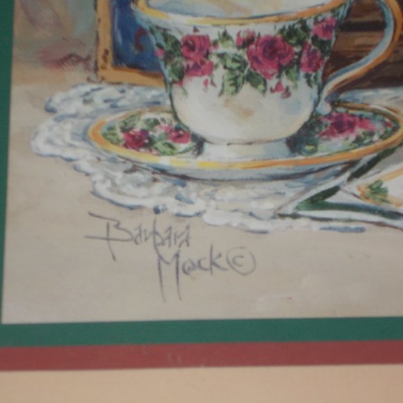 EUC Still Life Print Matted & Framed - Picture 3 of 5